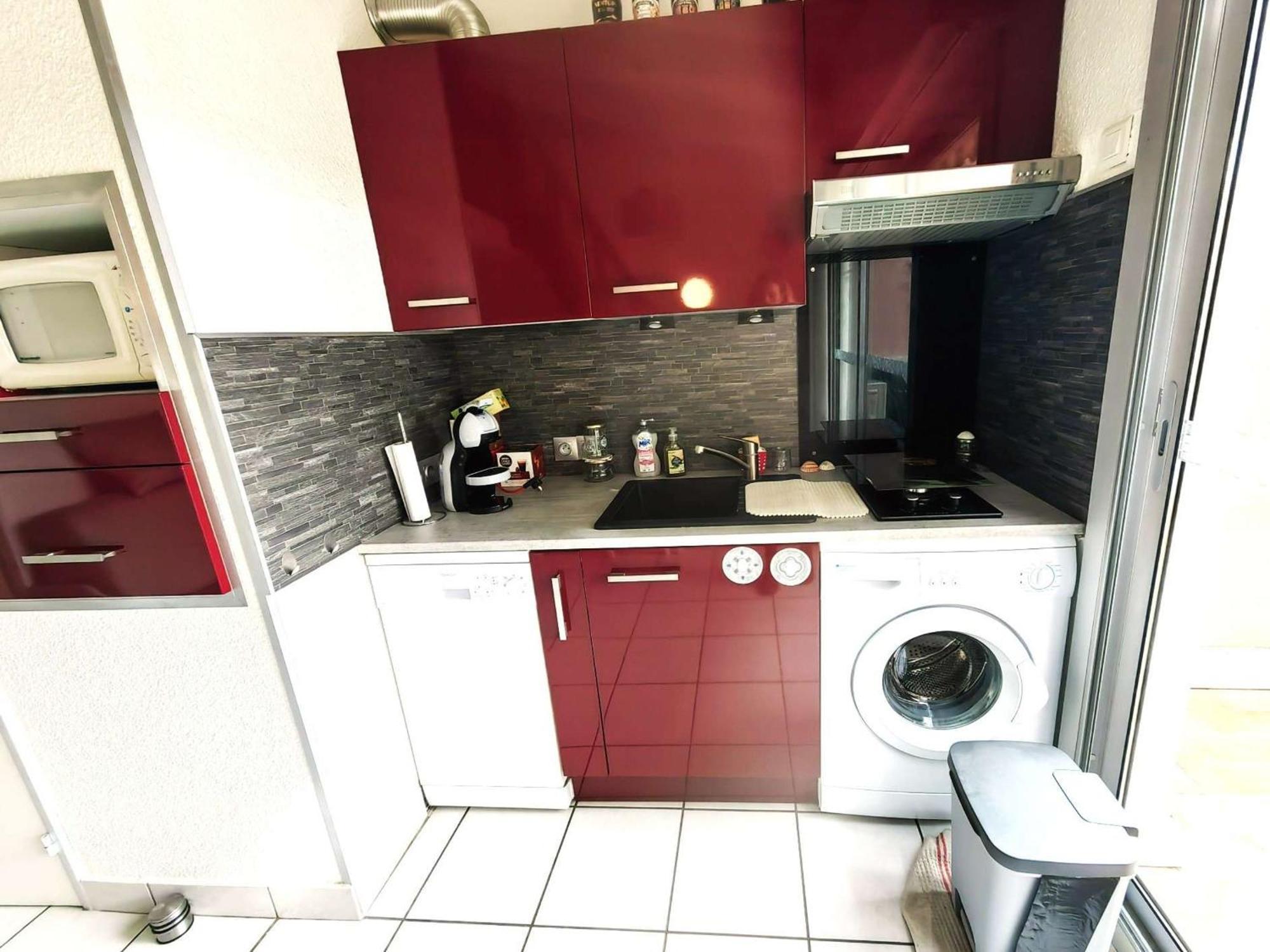Appartement T2 Climatise Avec Mezzanine, Piscine Et Parking, Proche Plage - Agde - Fr-1-607-119 Exteriör bild