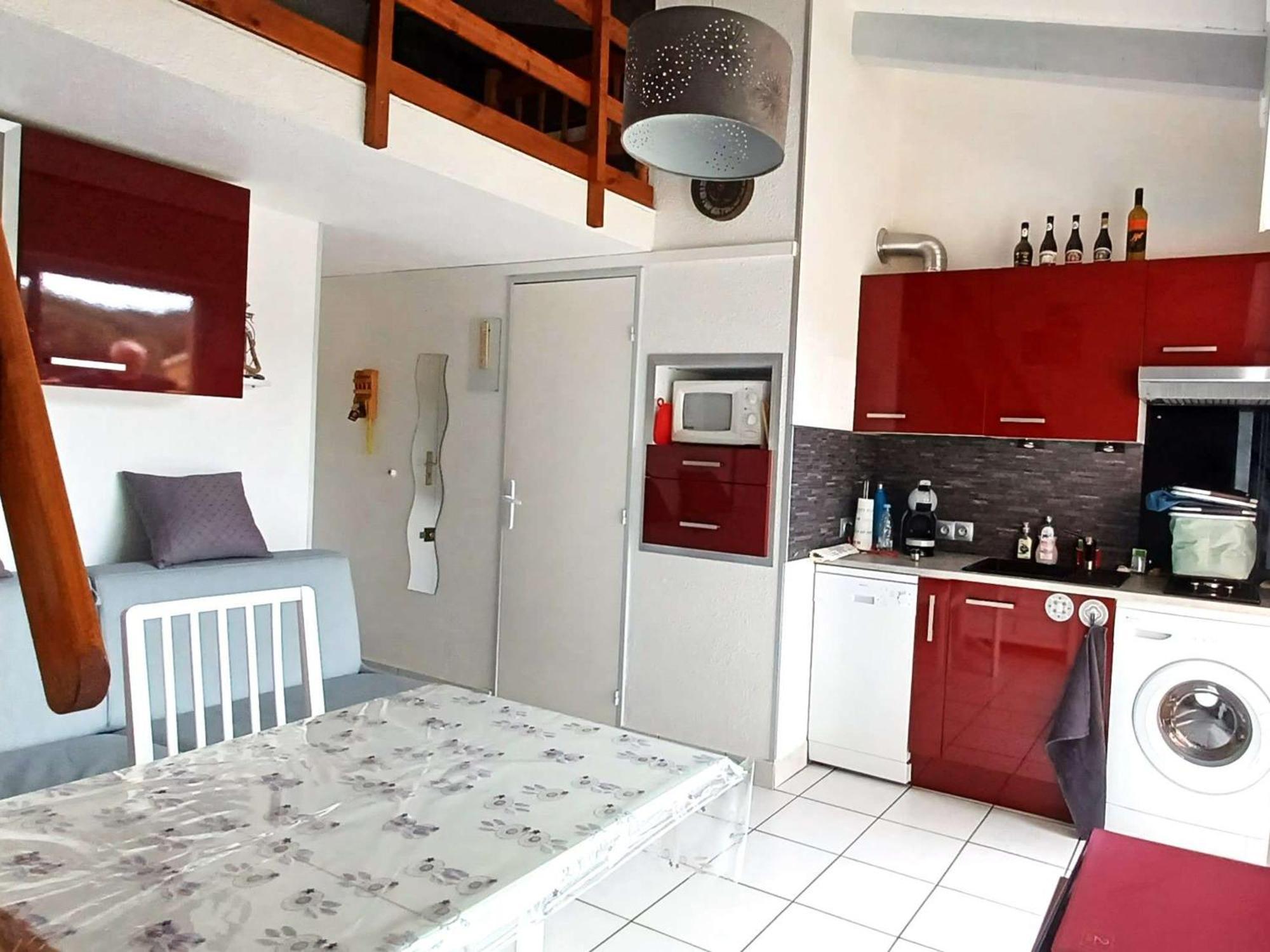 Appartement T2 Climatise Avec Mezzanine, Piscine Et Parking, Proche Plage - Agde - Fr-1-607-119 Exteriör bild