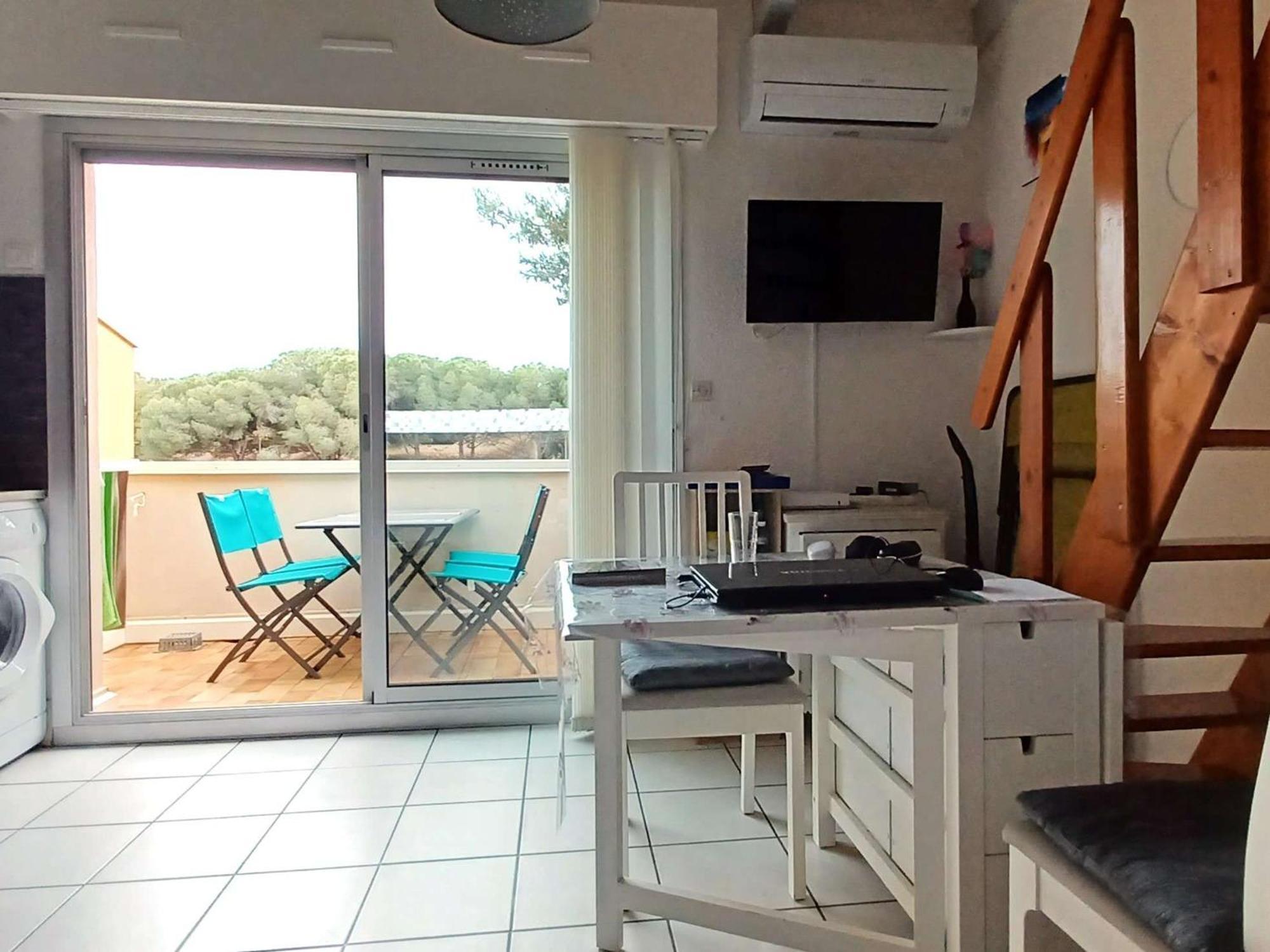 Appartement T2 Climatise Avec Mezzanine, Piscine Et Parking, Proche Plage - Agde - Fr-1-607-119 Exteriör bild
